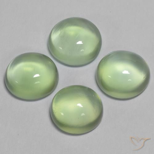 Shop natural 7.53ct イエローグリーン プレナイト gems, 楕円形, from 南アフリカ at GemSelect. In stock, global shipping!