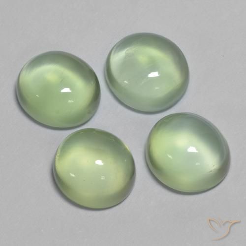 Shop natural 7.53ct イエローグリーン プレナイト gems, 楕円形, from 南アフリカ at GemSelect. In stock, global shipping!
