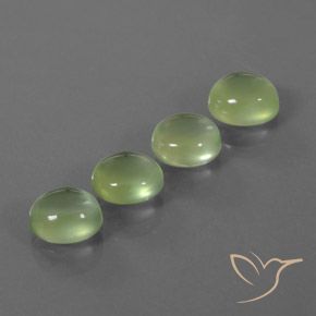 Shop natural 6.38ct ライムグリーン プレナイト gems, 楕円形, from 南アフリカ at GemSelect. In stock, global shipping!