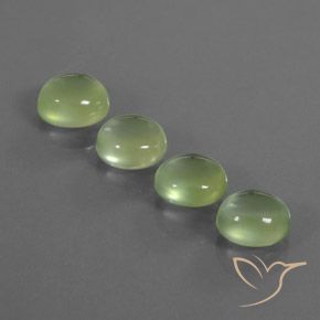 Shop natural 6.38ct ライムグリーン プレナイト gems, 楕円形, from 南アフリカ at GemSelect. In stock, global shipping!