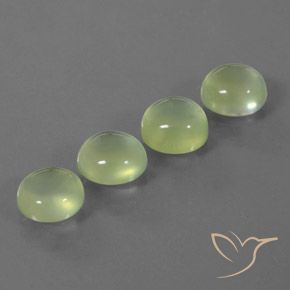Shop natural 9.12ct ミディアムグリーン プレナイト gems, 楕円形, from 南アフリカ at GemSelect. In stock, global shipping!