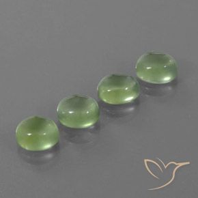 Shop natural 8.53ct イエローグリーン プレナイト gems, 楕円形, from 南アフリカ at GemSelect. In stock, global shipping!