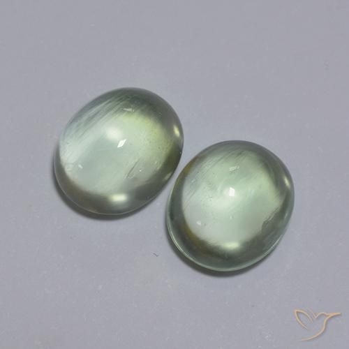 Shop natural 3.56ct 非常に薄い緑 プレナイト gems, 楕円形, from 南アフリカ at GemSelect. In stock, global shipping!