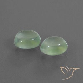 Shop natural 2.76ct 薄いイエローグリーン プレナイト gems, 楕円形, from 南アフリカ at GemSelect. In stock, global shipping!