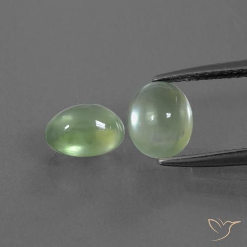 Shop natural 2.65ct 薄いイエローグリーン プレナイト gems, 楕円形, from 南アフリカ at GemSelect. In stock, global shipping!