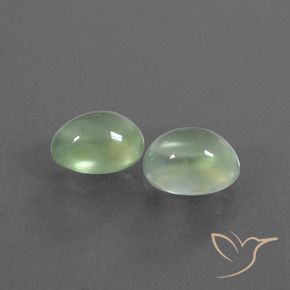 Shop natural 2.65ct 薄いイエローグリーン プレナイト gems, 楕円形, from 南アフリカ at GemSelect. In stock, global shipping!