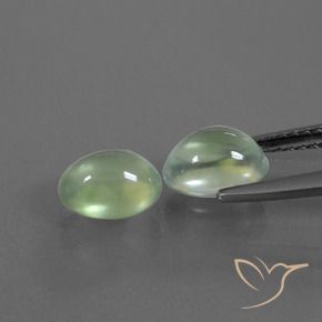 Shop natural 2.65ct 薄いイエローグリーン プレナイト gems, 楕円形, from 南アフリカ at GemSelect. In stock, global shipping!