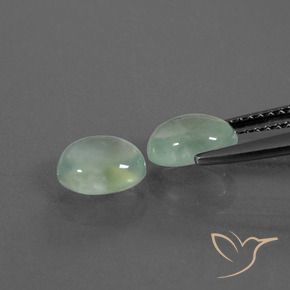 Shop natural 2.09ct 非常に薄い緑 プレナイト gems, 楕円形, from 南アフリカ at GemSelect. In stock, global shipping!