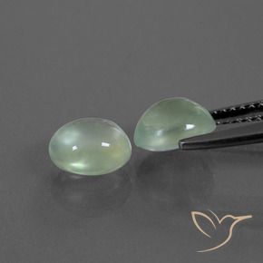 Shop natural 2.65ct 薄い黄がかった緑 プレナイト gems, 楕円形, from 南アフリカ at GemSelect. In stock, global shipping!