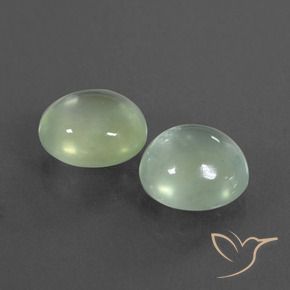 Shop natural 4.58ct 薄い黄がかった緑 プレナイト gems, 楕円形, from 南アフリカ at GemSelect. In stock, global shipping!