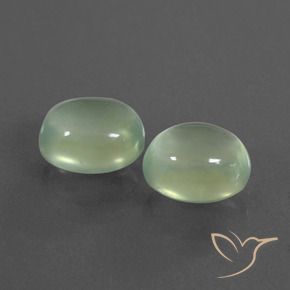 Shop natural 4.66ct 薄いイエローグリーン プレナイト gems, 楕円形, from 南アフリカ at GemSelect. In stock, global shipping!
