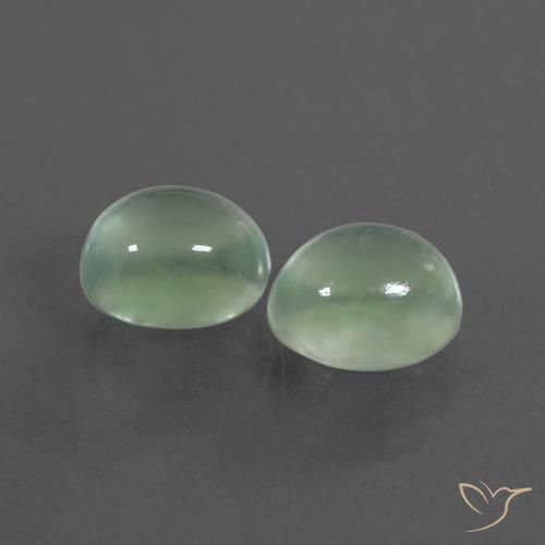 Shop natural 3.70ct 非常に薄い緑 プレナイト gems, 楕円形, from 南アフリカ at GemSelect. In stock, global shipping!