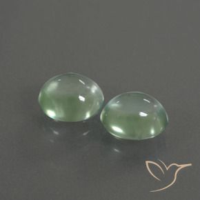 Shop natural 3.18ct 薄いイエローグリーン プレナイト gems, 楕円形, from 南アフリカ at GemSelect. In stock, global shipping!