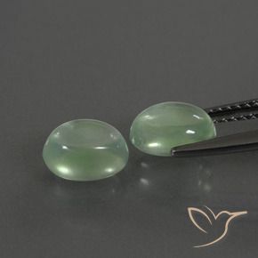 Shop natural 3.04ct ウォームグリーン プレナイト gems, 楕円形, from 南アフリカ at GemSelect. In stock, global shipping!