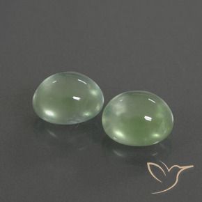 Shop natural 3.91ct ライトグリーン プレナイト gems, 楕円形, from 南アフリカ at GemSelect. In stock, global shipping!