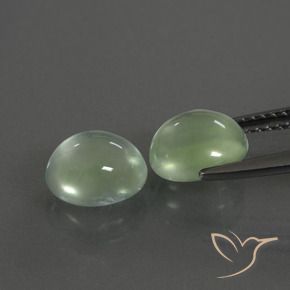 Shop natural 3.91ct ライトグリーン プレナイト gems, 楕円形, from 南アフリカ at GemSelect. In stock, global shipping!
