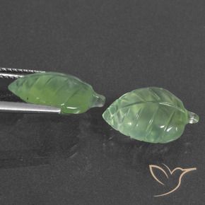 Shop natural 10.56ct 薄いペアーグリーン プレナイト gems, ファンシー, from 南アフリカ at GemSelect. In stock, global shipping!