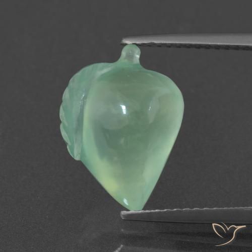 7.48ct 天然 薄いミント プレナイト, ファンシー, 半透明