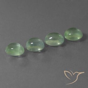 Shop natural 6.48ct 非常に薄い緑 プレナイト gems, 楕円形, from 南アフリカ at GemSelect. In stock, global shipping!