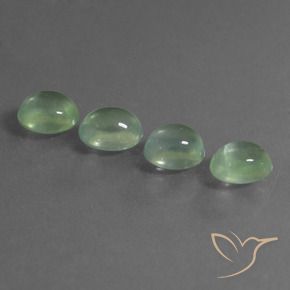 Shop natural 6.48ct 非常に薄い緑 プレナイト gems, 楕円形, from 南アフリカ at GemSelect. In stock, global shipping!