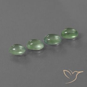 Shop natural 4.14ct 薄いイエローグリーン プレナイト gems, 楕円形, from 南アフリカ at GemSelect. In stock, global shipping!