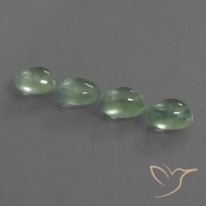 Shop natural 5.83ct 薄いペアーグリーン プレナイト gems, 楕円形, from 南アフリカ at GemSelect. In stock, global shipping!