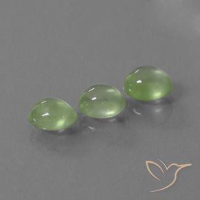 Shop natural 3.69ct 黄みがかったグリーン プレナイト gems, 楕円形, from 南アフリカ at GemSelect. In stock, global shipping!