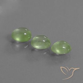 Shop natural 3.69ct 黄みがかったグリーン プレナイト gems, 楕円形, from 南アフリカ at GemSelect. In stock, global shipping!