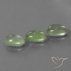 Shop natural 4.67ct 黄みがかったグリーン プレナイト gems, 楕円形, from 南アフリカ at GemSelect. In stock, global shipping!