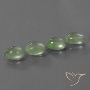 Shop natural 8.34ct イエローグリーン プレナイト gems, 楕円形, from 南アフリカ at GemSelect. In stock, global shipping!