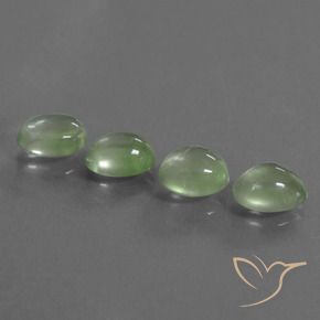 Shop natural 8.34ct イエローグリーン プレナイト gems, 楕円形, from 南アフリカ at GemSelect. In stock, global shipping!