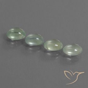 Shop natural 6.19ct 非常に薄い緑 プレナイト gems, 楕円形, from 南アフリカ at GemSelect. In stock, global shipping!