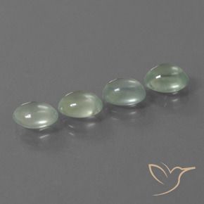 Shop natural 6.19ct 非常に薄い緑 プレナイト gems, 楕円形, from 南アフリカ at GemSelect. In stock, global shipping!