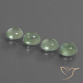 Shop natural 5.96ct 薄いイエローグリーン プレナイト gems, 楕円形, from 南アフリカ at GemSelect. In stock, global shipping!