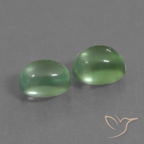 Shop natural 2.66ct ミディアムグリーン プレナイト gems, 楕円形, from 南アフリカ at GemSelect. In stock, global shipping!