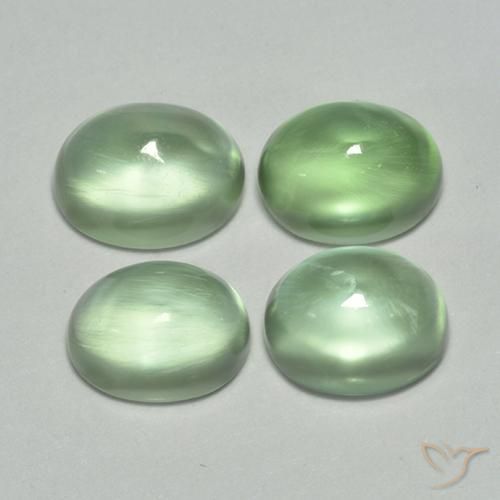 Shop natural 4.82ct ウォームグリーン プレナイト gems, 楕円形, from 南アフリカ at GemSelect. In stock, global shipping!
