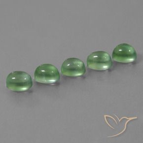 Shop natural 7.02ct ウォームグリーン プレナイト gems, 楕円形, from 南アフリカ at GemSelect. In stock, global shipping!