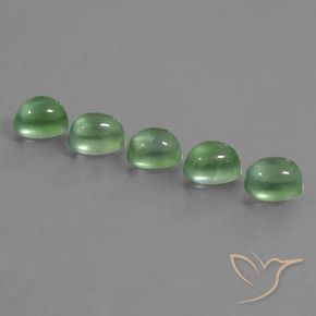 Shop natural 7.02ct ウォームグリーン プレナイト gems, 楕円形, from 南アフリカ at GemSelect. In stock, global shipping!