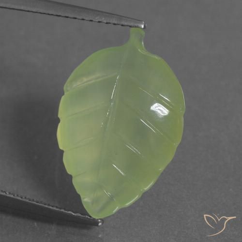 9.71ct 天然 ライムグリーン プレナイト, ファンシー, 透明
