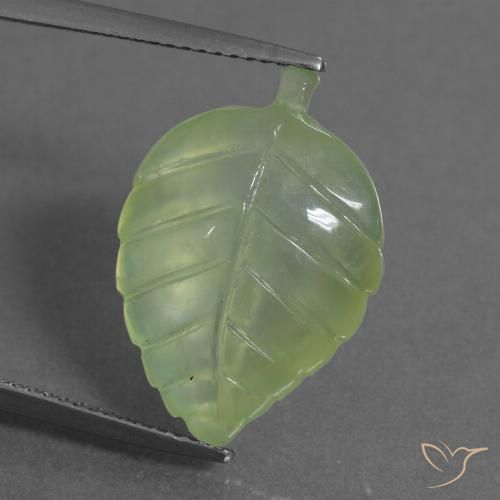 10.77ct 天然 ライムグリーン プレナイト, ファンシー, 透明