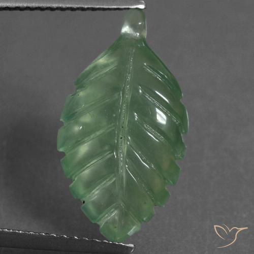 6.76ct 天然 クールグリーン プレナイト, ファンシー, 透明