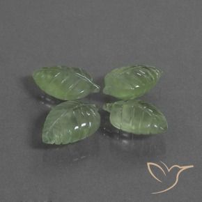 Shop natural 23.51ct ミディアムグリーン プレナイト gems, ファンシー, from 南アフリカ at GemSelect. In stock, global shipping!