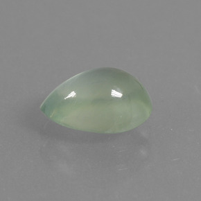 1.62カラットの天然グリーンプレナイト（8.7×6.5 mm・洋梨の形）