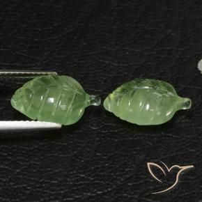 Shop natural 7.38ct ミディアムグリーン プレナイト gems, ファンシー, from 南アフリカ at GemSelect. In stock, global shipping!