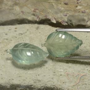Shop natural 16.04ct 非常に薄い緑 プレナイト gems, フラワーカット, from 南アフリカ at GemSelect. In stock, global shipping!