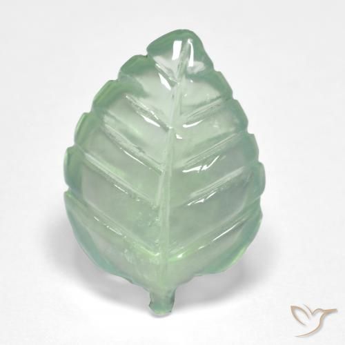 5.49ct 天然 非常に薄い緑 プレナイト, ファンシー, 透明