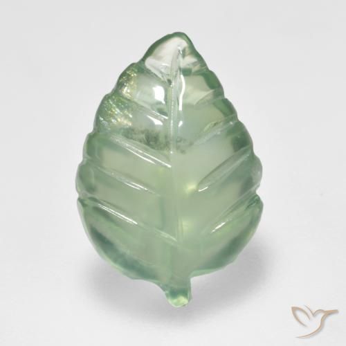 3.70ct 天然 薄いイエローグリーン プレナイト, ファンシー, 透明