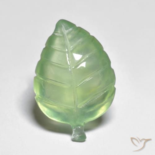9.68ct 天然 イエローグリーン プレナイト, ファンシー, 透明