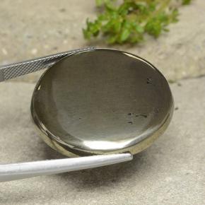 62.09カラットの天然ゴールド黄鉄鉱、ラウンドカット、オペーク