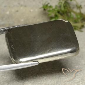 56.14カラットの天然ゴールド黄鉄鉱、クッション、オペーク